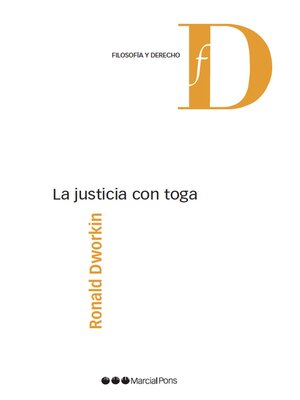 cover image of La justicia con toga
